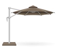 grand parasol pour bars et cafés sur la terrasse ou l&#39;illustration vectorielle de plage vecteur