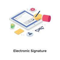 notions de signature électronique vecteur
