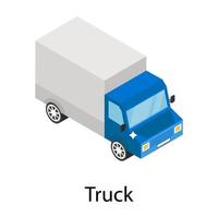 concepts de camions à la mode vecteur