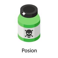 concepts de poison à la mode vecteur