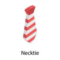 concepts de cravate à la mode vecteur
