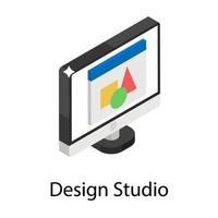concepts de studio de design vecteur
