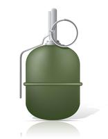 illustration vectorielle de grenade à main vecteur