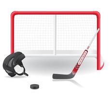 illustration de hockey set vector