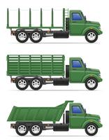 camion de fret pour le transport de marchandises vector illustration