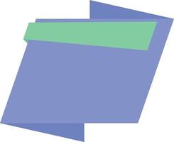 illustration de l'étiquette bleue vecteur