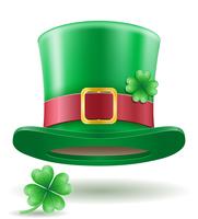 Saint patrick&#39;s leprechaun hat stock illustration vectorielle vecteur