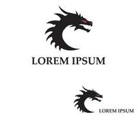 dragon vecteur icône illustration logo