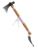 tomahawk américain Indiens vector illustration