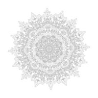 mandala fond cercle dessiné à la main dekor vecteur