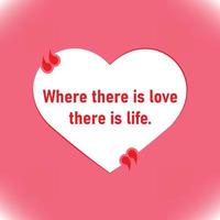 l'amour de la saint valentin et les citations romantiques conçoivent la partie six vecteur