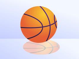 Basket réaliste vecteur