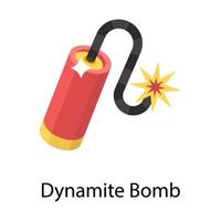 concepts de bombe à dynamite vecteur