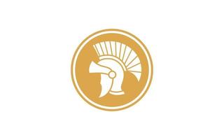 pièce de monnaie grecque antique avec logo de couronne de laurier vecteur