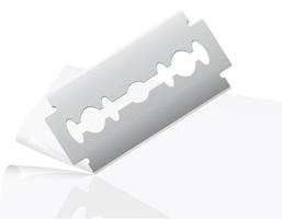 lame coupe illustration vectorielle de papier vecteur