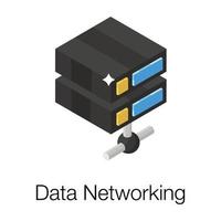concepts de réseaux de données vecteur