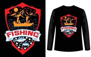 emblème vintage de pêche coloré avec inscription perche canne à pêche et leurre isolé illustration vectorielle, conception de t-shirt de pêche, logo, vecteur. vecteur