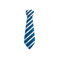 icône cravates rayures sur fond blanc vecteur