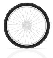 illustration vectorielle de roue de vélo