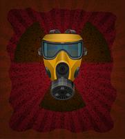 concept d&#39;illustration vectorielle de contamination radioactive vecteur