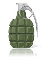 illustration vectorielle de grenade à main vecteur