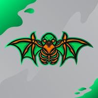 vecteur esport logo mascotte pteranodoon