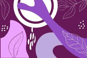 modèle de fond violet artistique universel à la mode de forme abstraite. bon pour la couverture, l'invitation, la bannière, la pancarte, la brochure, l'affiche, la carte, le dépliant et autres. vecteur