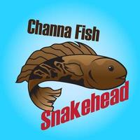 channa fish snakehead illustration vecteur gratuit