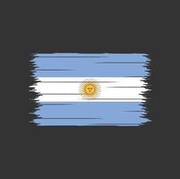 brosse drapeau argentine vecteur