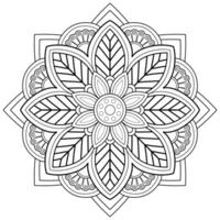 motif de mandala abstrait de vecteur. l'art sur le mur. livre de coloriage motif de dentelle le tatouage. conception pour une conception de chemise de peinture de papier peint et d'autocollant de tuile, ornement décoratif de cercle dans le style oriental ethnique vecteur