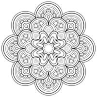 motif de mandala abstrait de vecteur. l'art sur le mur. livre de coloriage motif de dentelle le tatouage. conception pour une conception de chemise de peinture de papier peint et d'autocollant de tuile, ornement décoratif de cercle dans le style oriental ethnique vecteur