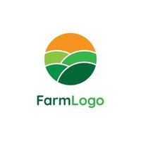 création de logo vectoriel simple ferme