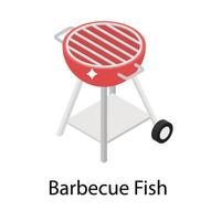 concepts de gril de barbecue vecteur