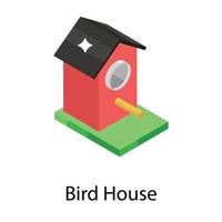 concepts de maison d'oiseau vecteur