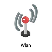 concepts WLAN à la mode vecteur