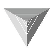 symbole du triangle 3d vecteur