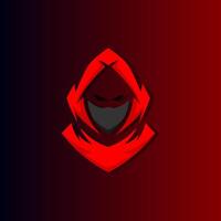 assassin ninja esport logo gaming, téléchargez le fichier et changez le nom de votre équipe dans le logo vecteur