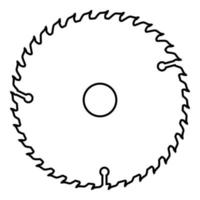 icône de disque circulaire illustration de couleur noire style plat image simple vecteur
