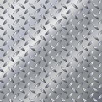 revêtement de sol en métal modèle sans couture acier diamant plaque industrie fer sol texture fond inoxydable grille vecteur