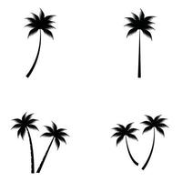 illustration vectorielle d'icône de cocotier vecteur
