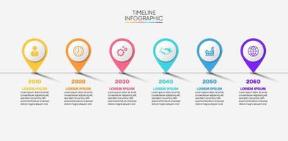 modèle d'infographie de présentation entreprise vecteur