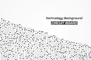 fond de technologie abstraite, modèle de carte de circuit imprimé vecteur