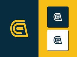 lettre g logo concept vecteur pro