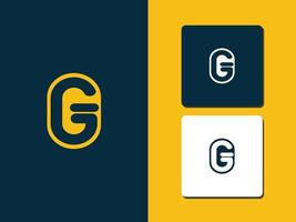 lettre g logo concept vecteur pro