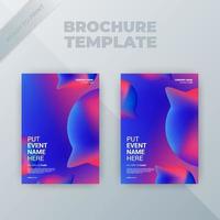 couverture de modèle de conception de brochure de dépliant. modèle a4 de taille de couverture d'entreprise vecteur