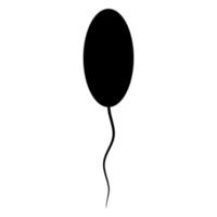 icône de sperme couleur noire illustration vectorielle image style plat vecteur