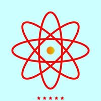 atome c'est l'icône. vecteur