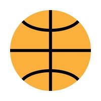 icône de ballon de basket. couleur différente . vecteur
