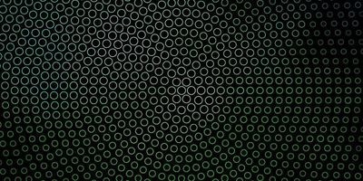 fond de vecteur vert foncé avec des cercles.