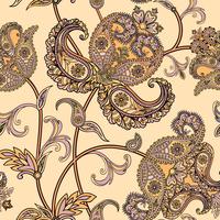 Floral fond sans couture. Ornement oriental. Motif de fleurs. vecteur